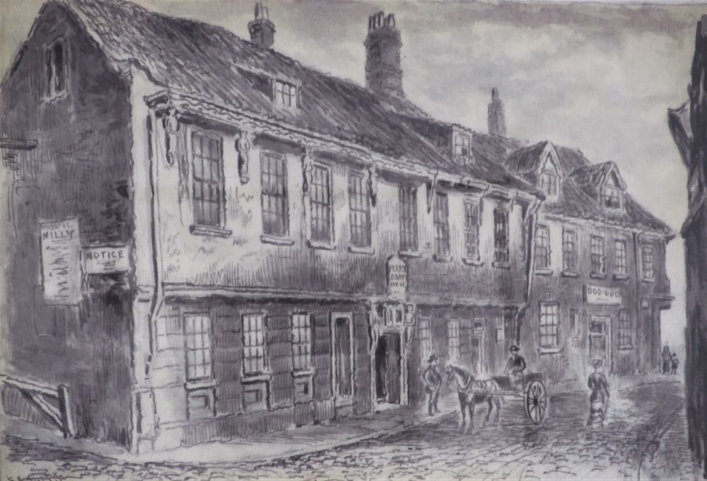 Frederick Schultz Smith, 'The Ferry Boat Inn and The Dog & Duck, High Street, Hull' (HILS)